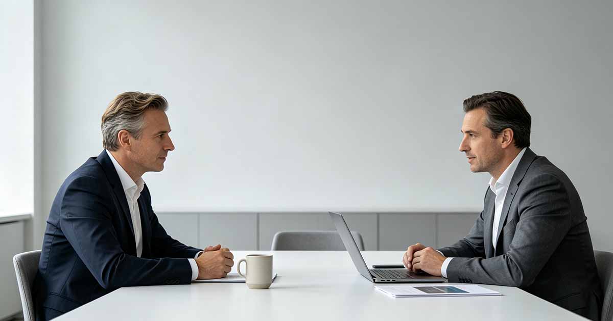 The Salary Data Most Job Seekers Trust Is Wrong. Here Is Where to Look Instead: two colleagues in conversation