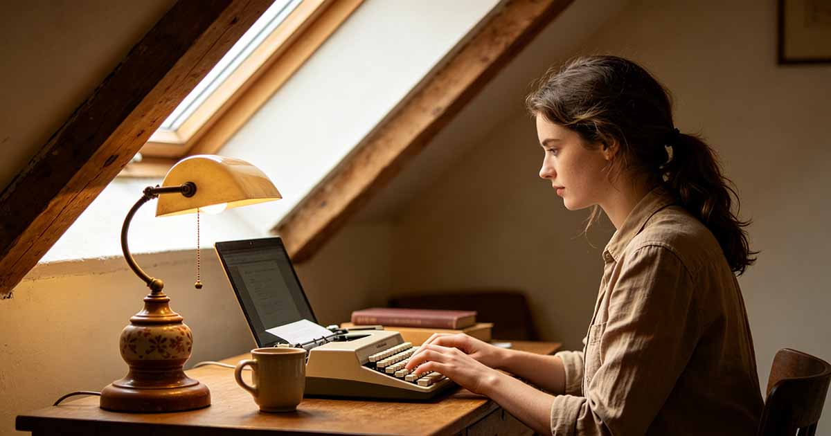So präsentieren Sie Führungskräften Daten in höchstens fünf Minuten: Fachkraft arbeitet am Schreibtisch