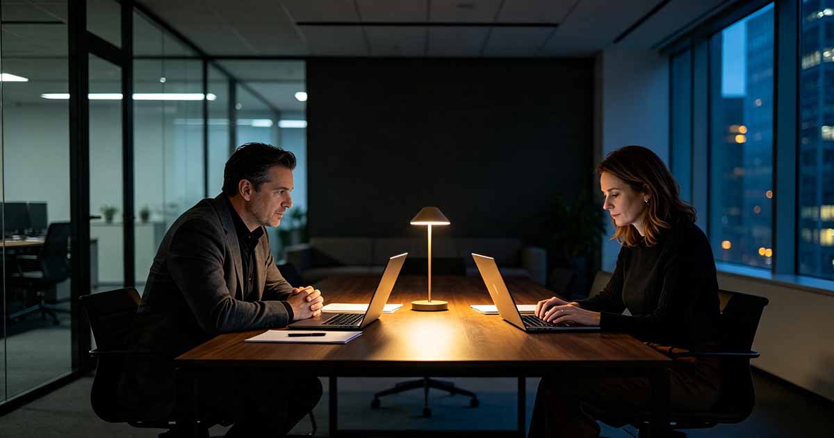 How to Negotiate Equity and Stock Options When the Cash Offer Is Capped: two colleagues in conversation