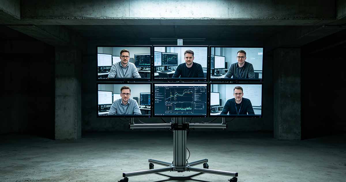 Five Decision-Makers, One Chair, and 45 Minutes to Convince Them All: video call meeting