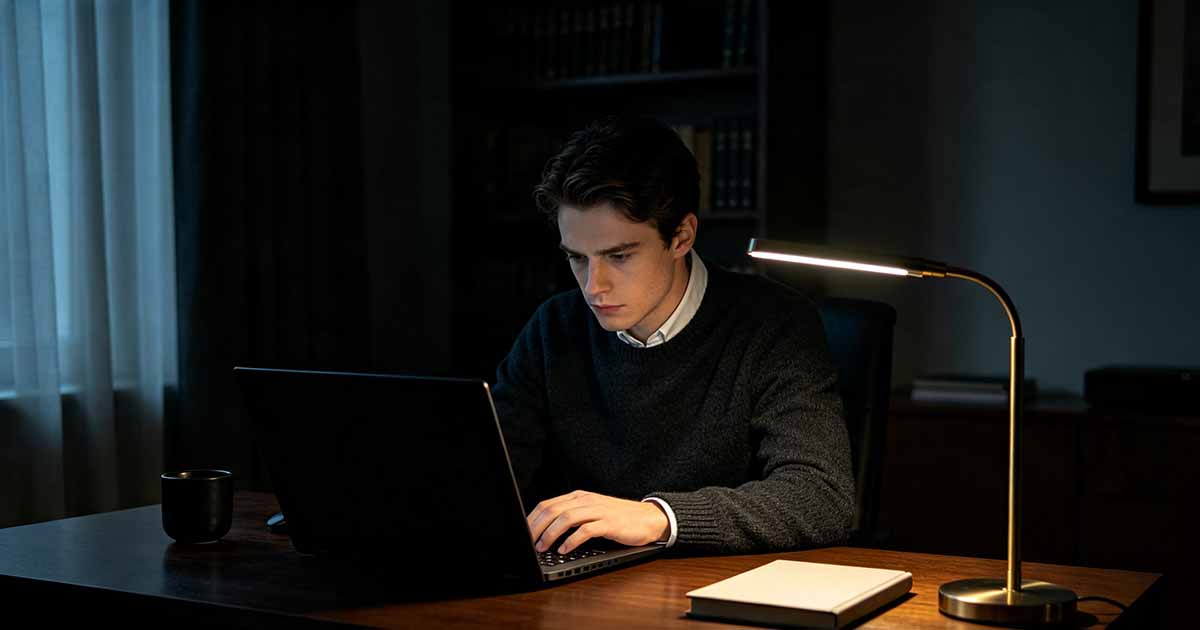 Como dizer não no trabalho sem parecer inútil: profissional trabalhando em uma mesa