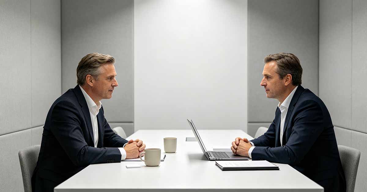 How to Tell a Defensive Colleague They Are Wrong Without Starting a Conflict: two colleagues in conversation (2)