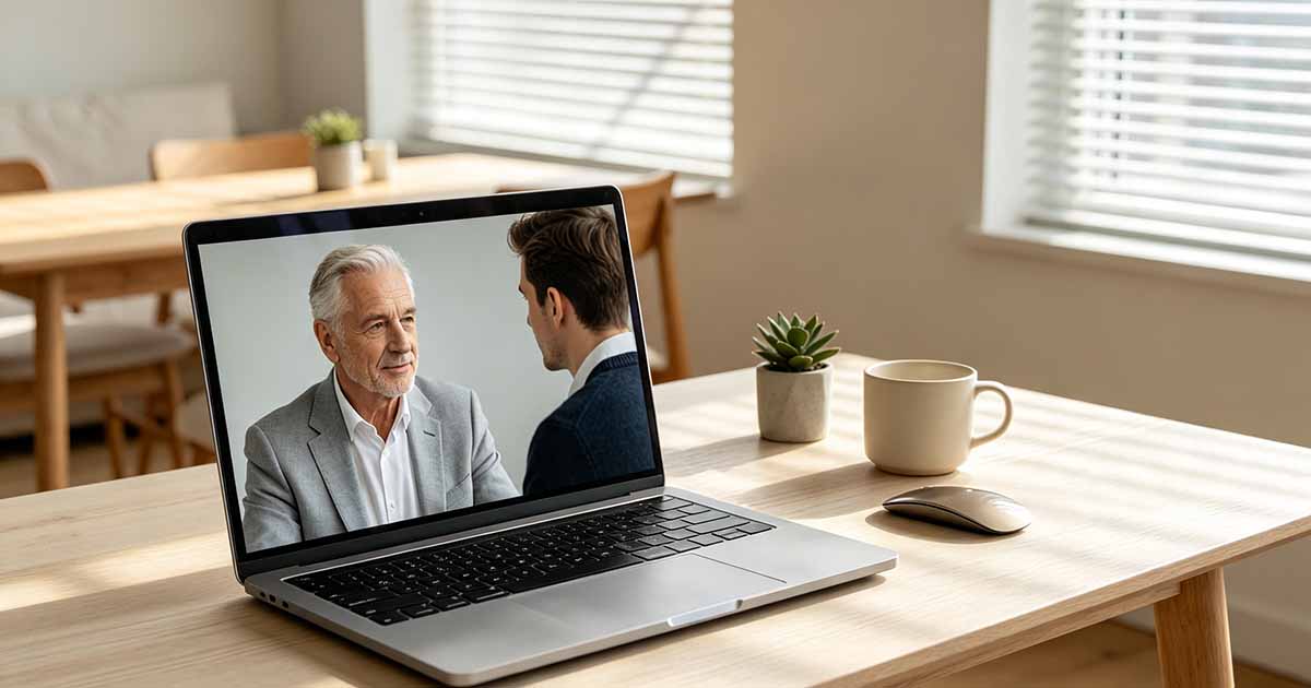 So antworten Sie „Warum haben Sie Ihren letzten Job aufgegeben?“, ohne verbittert zu klingen: Videoanruf-Meeting